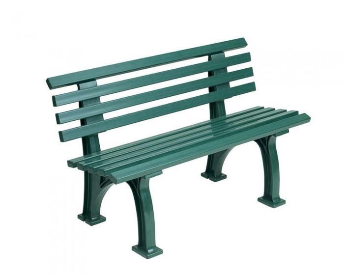 Sportplatz Sitzbank  *Inter*120 cm grün